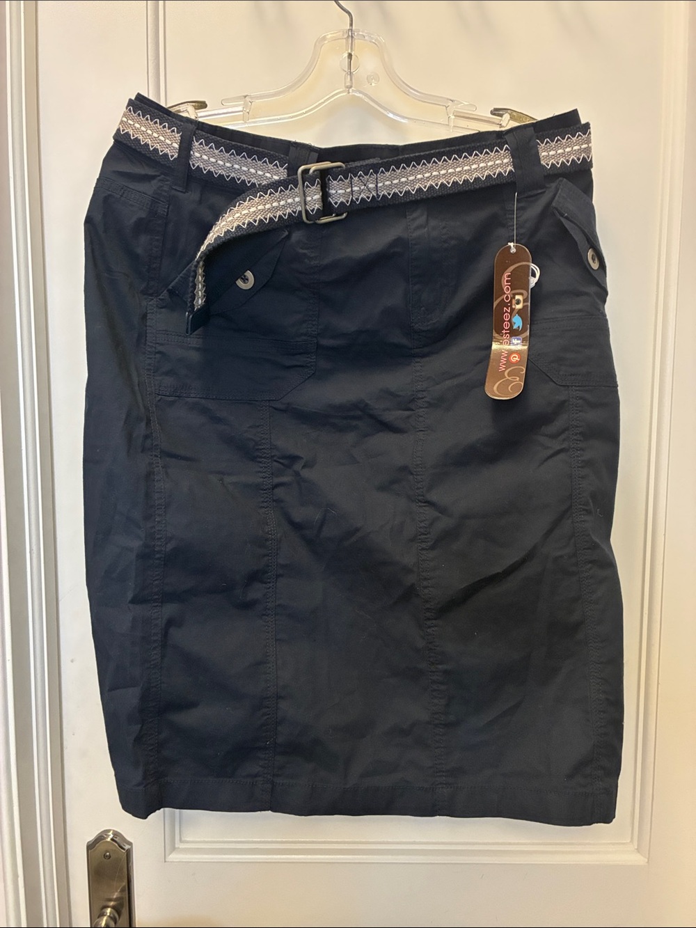 NWT Esteez Belted Cargo Skirt EX802150 Size 8 👵MT